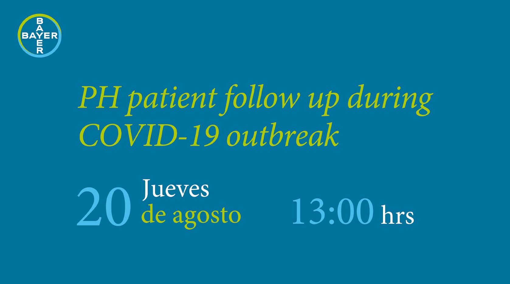 PH patient follow up during COVID-19 outbreak
